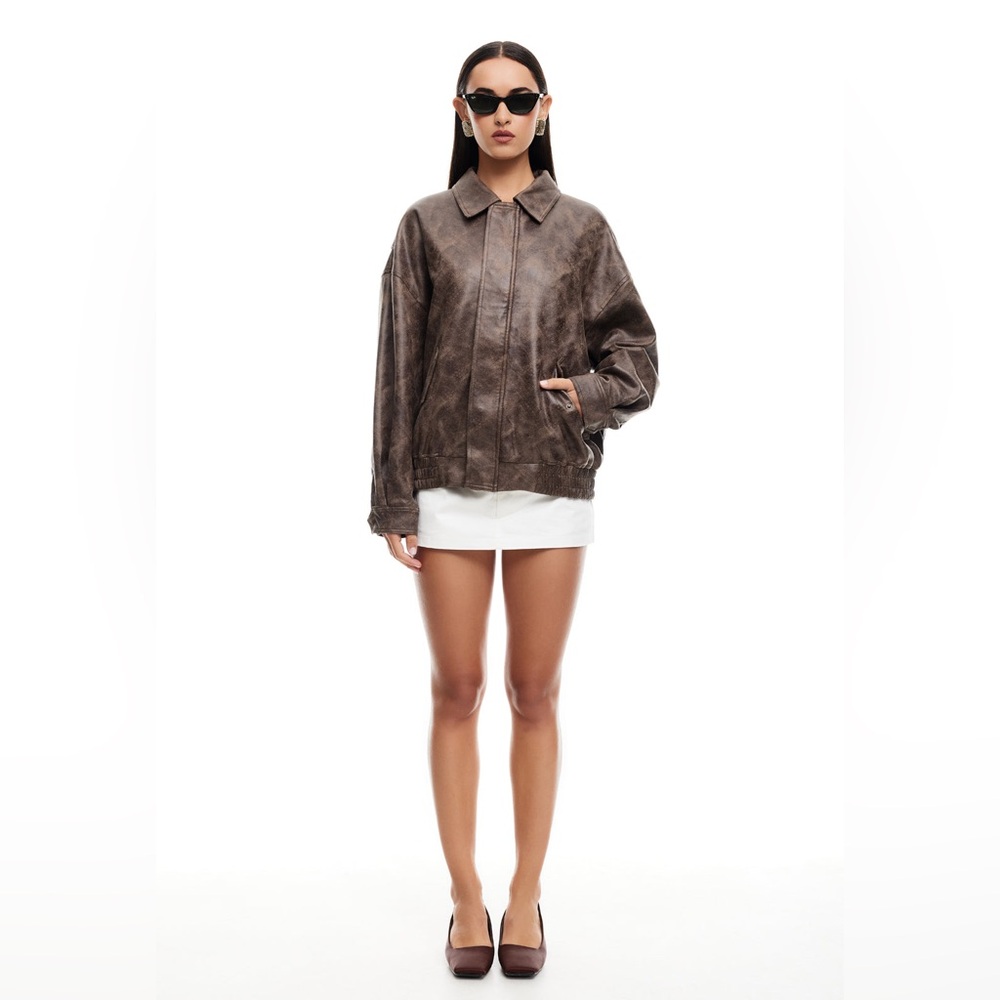 LIONESS Kenny Bomber in Chocolate XXS